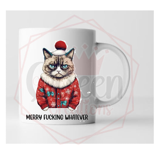 MERRY FUCKING WHATEVER COFFEE MUG