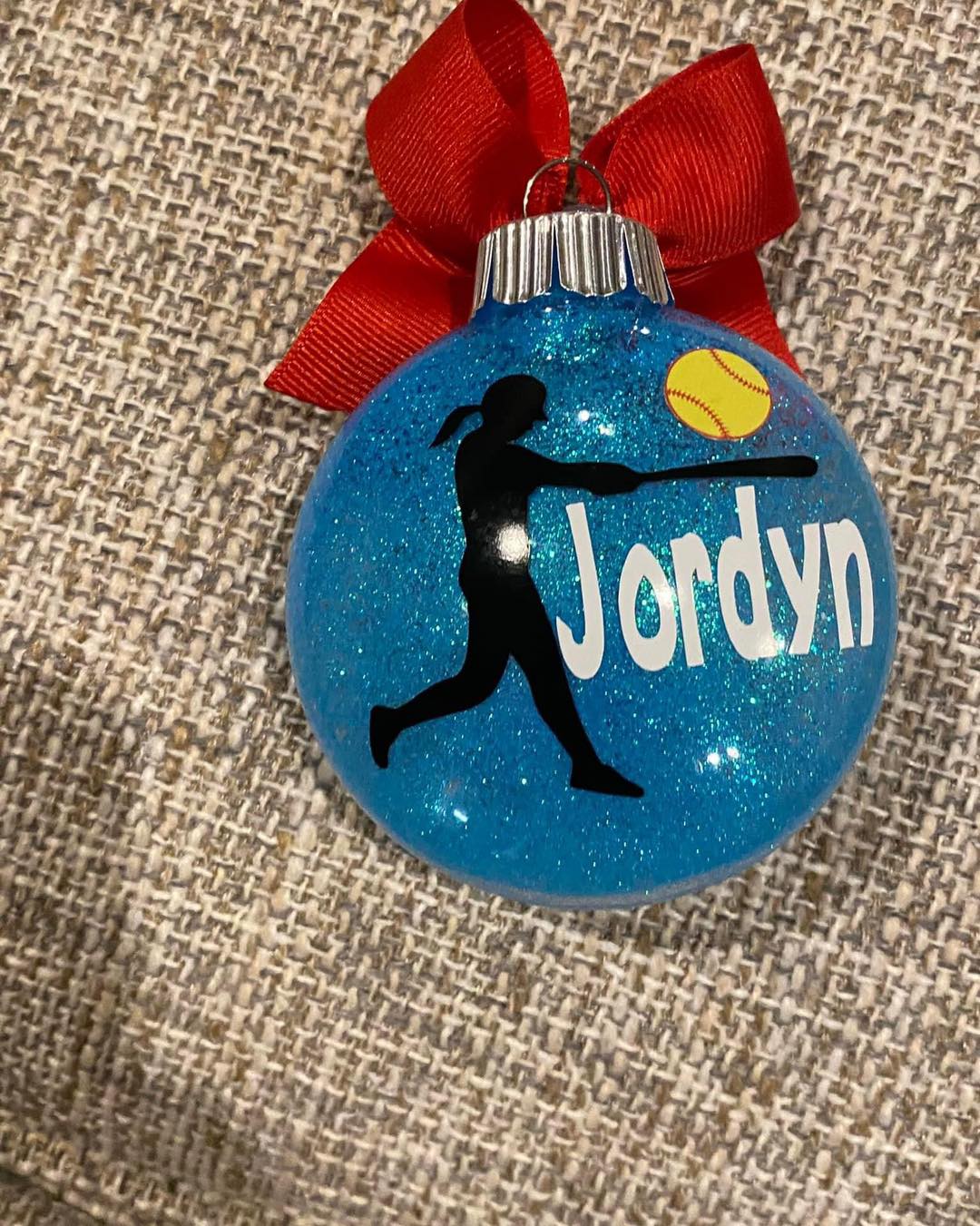 GLITTER ORNAMENTS(TEAM/FAMILY OF 12)